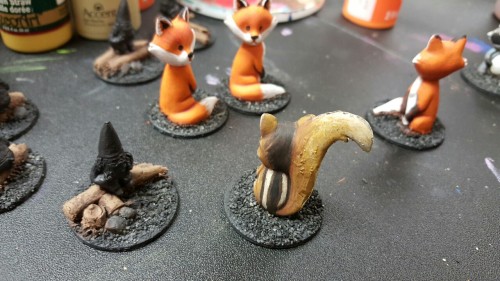 joshpomeroy:#woodland #creatures #painting #miniatures