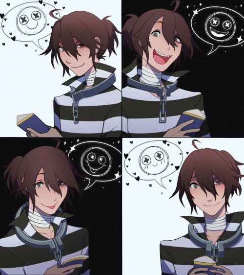 an older piece but drew some luca expression studies based on the deduction star voting this year!! 