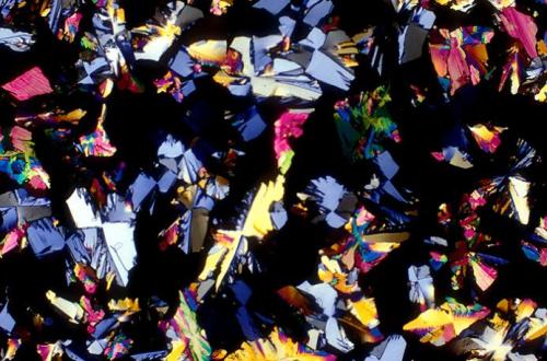 Visual Style 19: Alcohol under microscope