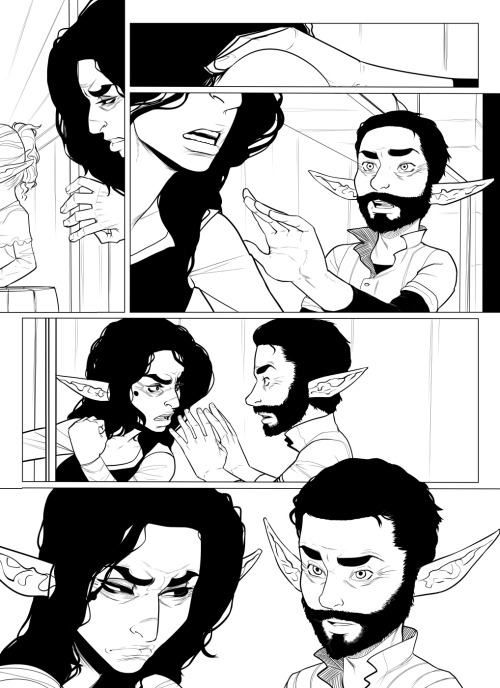 Time for drama D:<Also I decided to make all writing in this comic to be vague bullshit :D
