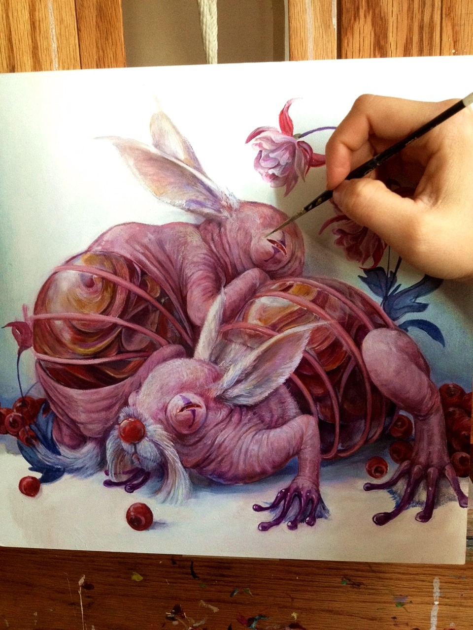 crossconnectmag:  The Psychedelic Paintings by @Hannah Faith Yata  Hannah Faith