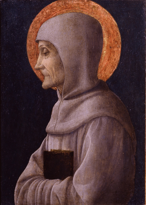 Saint Bernardino of Siena, attributed to Andrea Mantegna, Accademia Carrara, Bergamo.