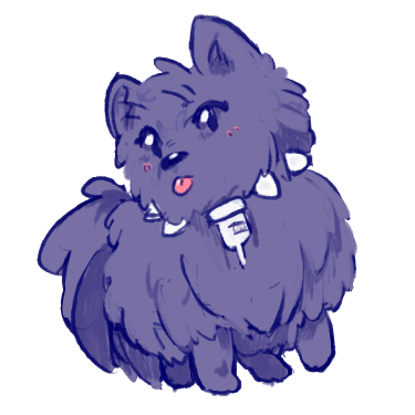 kirakirasummers:  i felt sad so i drew a fluffy ren 