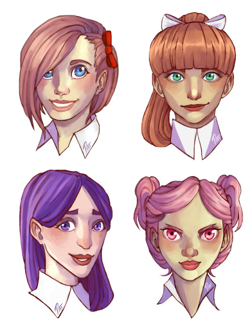 my not-so-moe take on the literature club !