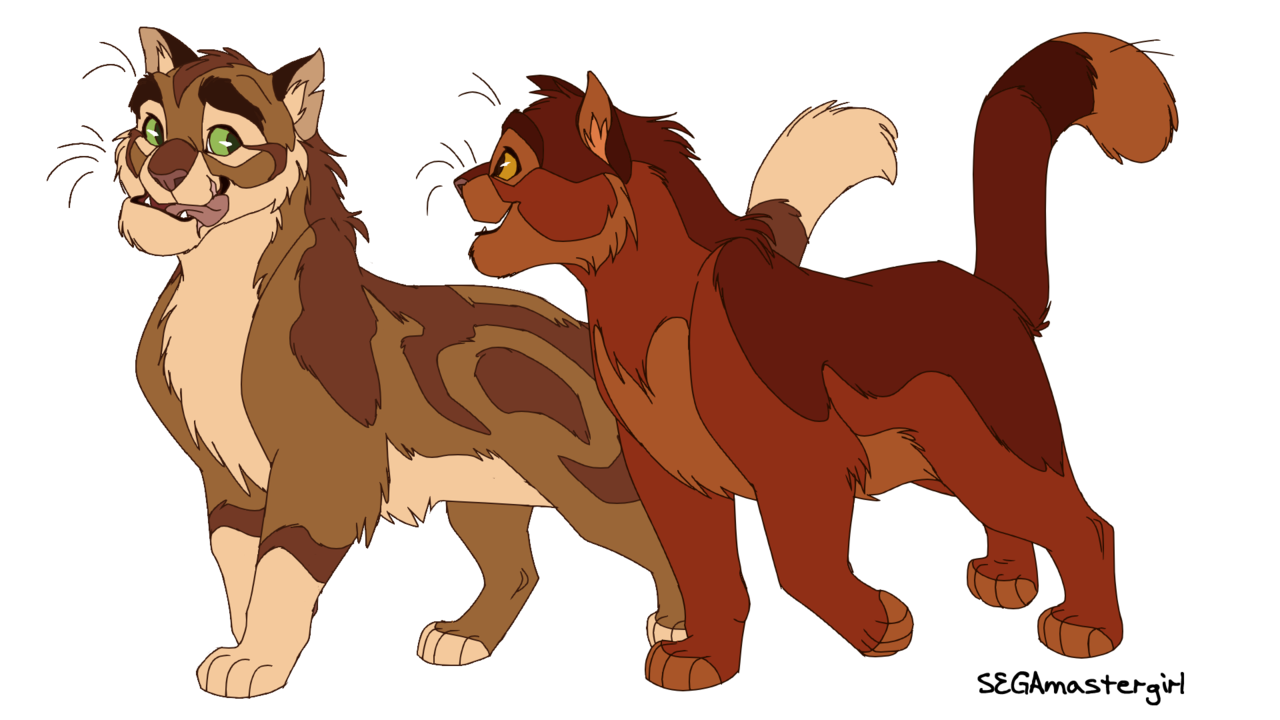 SEGAmastergirl on X: My not so warrior cats, warrior cats. My