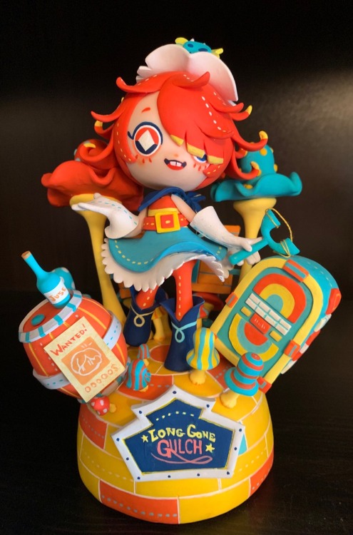 longgonegulch:Amazing Rawhide sculpture by @conomirobamimi.  We love all the personal touches and tr