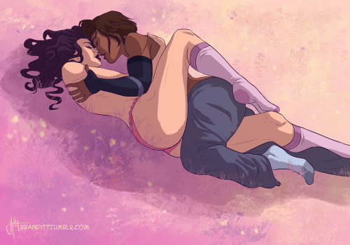 bbanditt:if the Spirit World reflects back our own emotions… then why not gold and pink for new love?