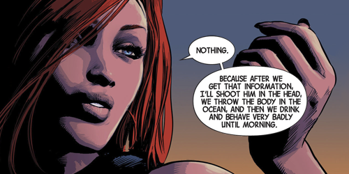 Avengers #11“Wouldn’t it be easier if I seduced Deeds, brought him back here, and then p