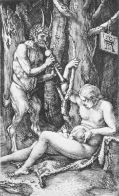 nihtegale:  Satyr Family by Albrecht Dürer,