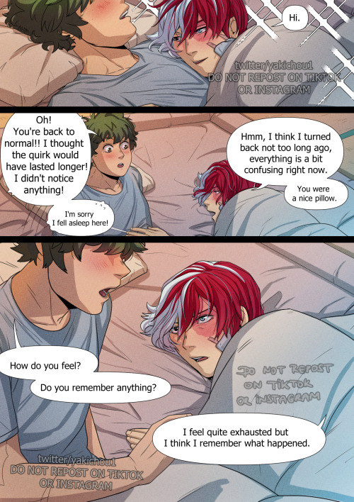  The last part of my Deaged!Shouto comic! I hope you’ll enjoy it! Please do not repost my work on TI