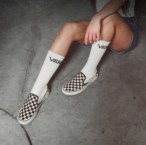 checkerboard vans