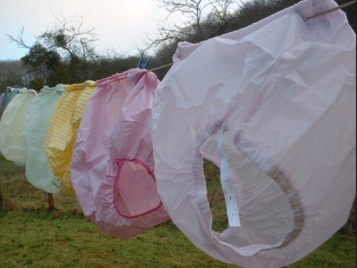 stillinnappies: Wish these were in my garden. “SURE DO WISH I COULD FIND THESE PLASTIC PANTS S