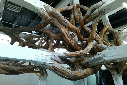 ehsth:  Palais de tokyo, paris.   wood style jutsu