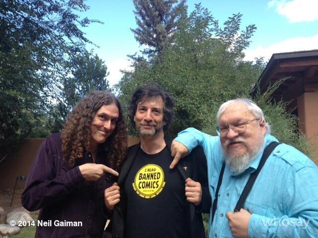 neil-gaiman:  neil-gaiman:  Do we all know what week it is? Weird Al and George do.