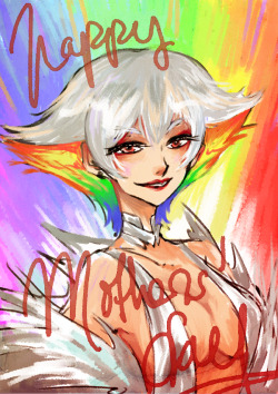 xtynn:  It’s mothers day in the UK so Speedpaint of Ragyo because I marathoned all 24 episodes of KLK this weekend. Most inappropriate tribute ever.  &lt;3 &lt;3 &lt;3