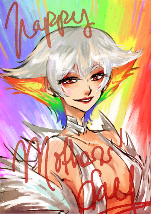 xtynn:  It’s mothers day in the UK so Speedpaint of Ragyo because I marathoned all 24 episodes of KLK this weekend. Most inappropriate tribute ever.  <3 <3 <3