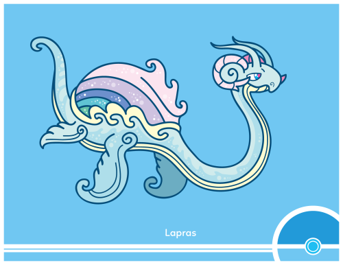 cosmopoliturtle: Pokemon Redesign #131 - Lapras