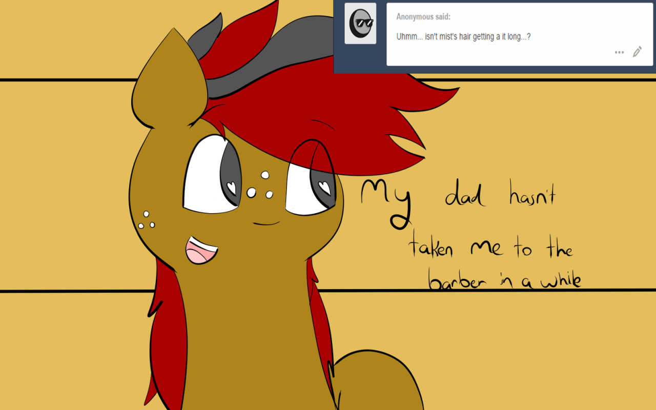 ask-the-awkward-fillies:Mist: I kinda like it… though others have some other opinions… 