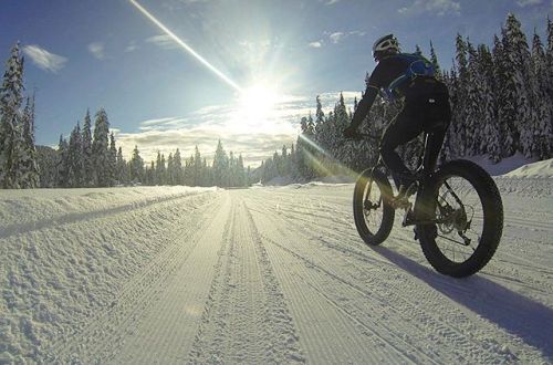 egrk: Fun to change things up a bit today and do some fat biking in the Callaghan. Is it too late f