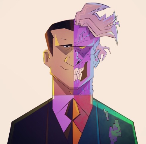 When I was younger I used to love Batman Forever. I always drew Two-Face as a kid. So here’s m