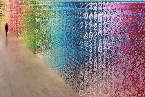 culturenlifestyle:  Delve Into A Forest Made Comprised of Numbers Ingenious French artist and design