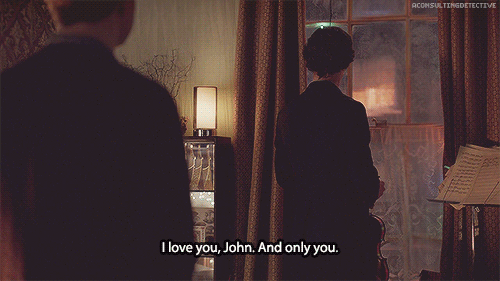aconsultingdetective:   Legit Johnlock Scenes  Sherlock’s way to express his feelings