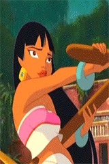 thinkspeakstress:  furose:  satans-spooky-booty-juice:  fangirlanimedisney:  [The Road To El Dorado] Welcome to Chel-Dorado!  cutest animated character  OH MY GODI FUCKING LOOK LIKE CHEL NOW  THIS IS MY FAVORITE MOVIE OF ALL TIME. CHEL HAS BEEN AND ALWAYS