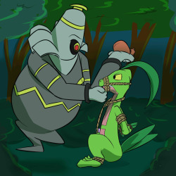 Dusknoir Captures Grovyle - Explorers of