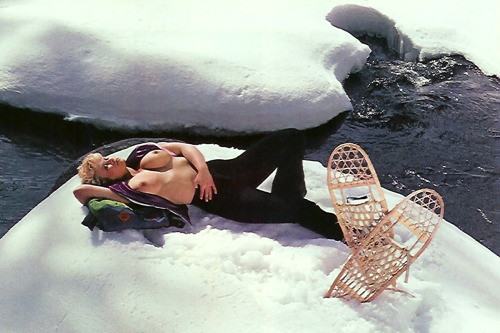 Cynthia Ramstead / from Playboy’s Girls of Winter, 1984 / photo by Arny Freytag.