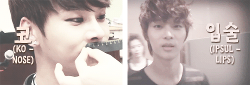 :  Learning the body parts in Korean with Cha Hakyeon | inspired by this 