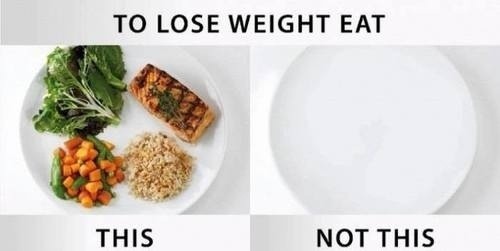 laragazzadelmare: Oh&rsquo; Please don’t starve yourself to lose weight.Yes eating smaller