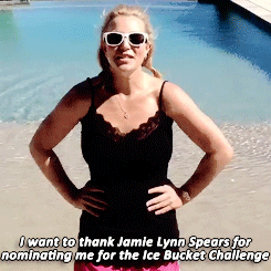  Britney doing the ALS Ice Bucket Challenge (x) 