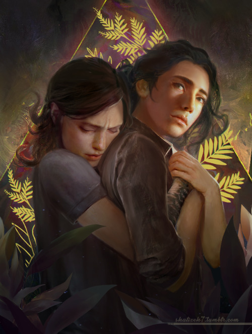 Ellie and Dina from The Last of Us Part 2