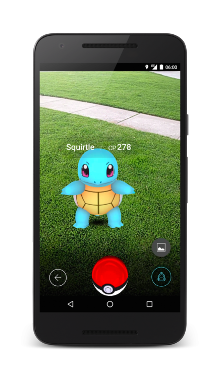 gatherofthegeeks:  First Pokemon GO Screenshots Revealed + New Gameplay Details! The Pokemon Company and Niantic Inc. today released the first screenshots of the upcoming mobile game Pokemon GO. New gameplay details were also revealed by the Pokemon GO