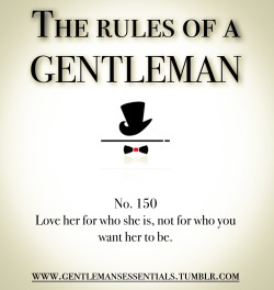 gentlemansessentials:  Weekly RuleGentleman’s