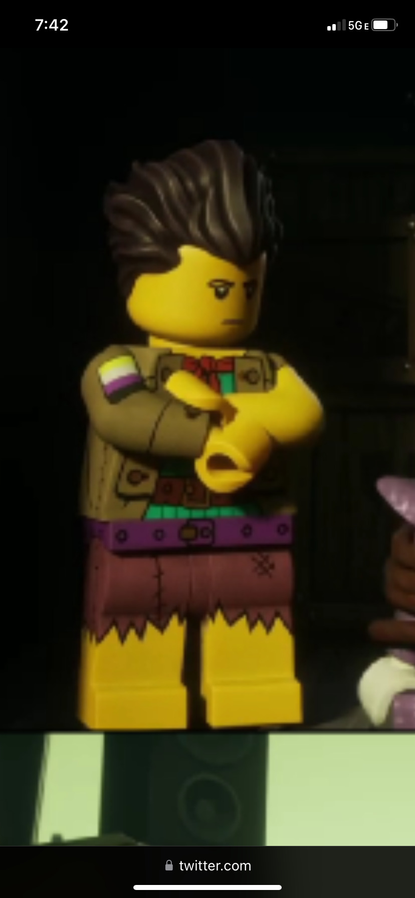 Something Cool I Noticed Is This Background Character From Ninjago Dragon Rising With The Non-binary