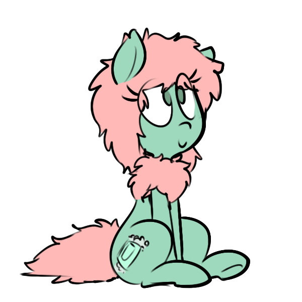 Sopelle, the soap/squeege pony