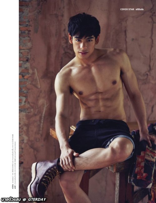 hunkxtwink:  Isn’t he a yummy? Attitude Magazine Thailand featuring boyhunk Amen Hunkxtwink - More in my archive