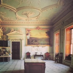 Thesixthduke:  The Entry Hall At Badminton House. Photo By Derry Moore. 