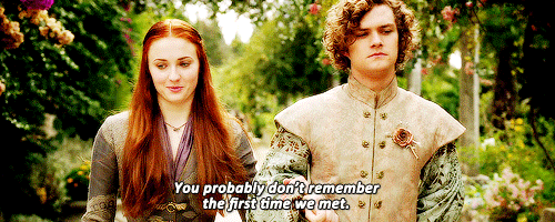 rubyredwisp:He doesn’t remember, Sansa realized, startled. He is only being kind to me, he doesn’t r