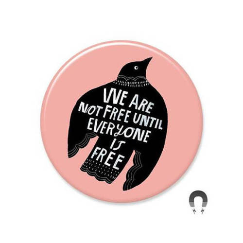 littlealienproducts:  We Are Not Free Magnet by  lisacongdon  