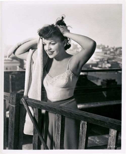 Judy Garland in A Star is Born directed by George Cukor, 1954. Photo by Pat Clark