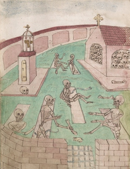 deathandmysticism:Wilhelm von Zimmern, Zimmerische Totentanz, ca. 1540-50