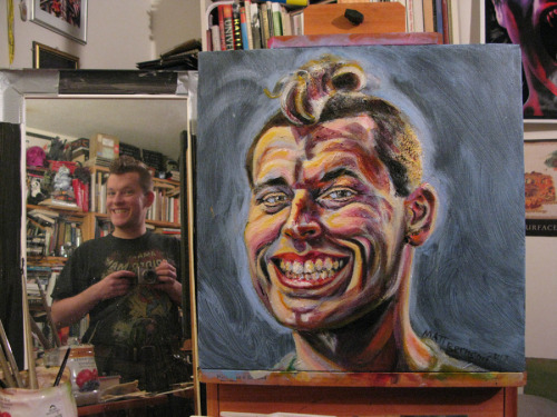 Latest version of my self portrait progress.  porn pictures