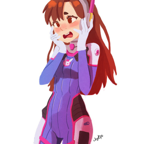 D.va forgetting where she parked her mech