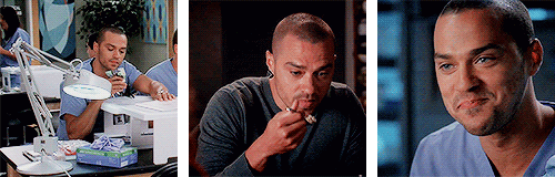 jacksonaverydaily:  Jackson Avery +  one true love food   This. This is what I’ll truly miss about J