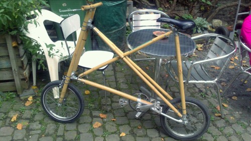 kibito64:  Crazy bamboo bike in Liège