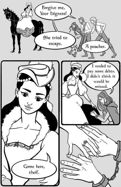 dakotaaaa:THE PRINCESS AND THE POACHERA 22 page minicomic about two girls trying to move up in the w