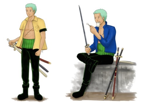 Zoro’s outfit from water seven arc and ending 3!