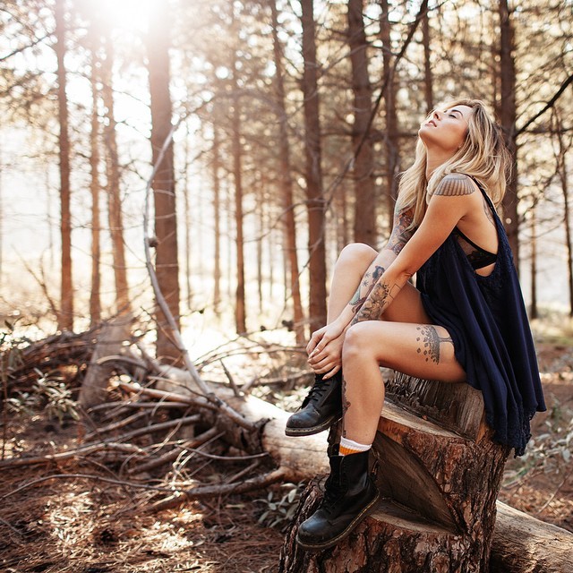 alysha:  It’s gloomy in LA today. Here’s a pic from last week with @jordanvoth.